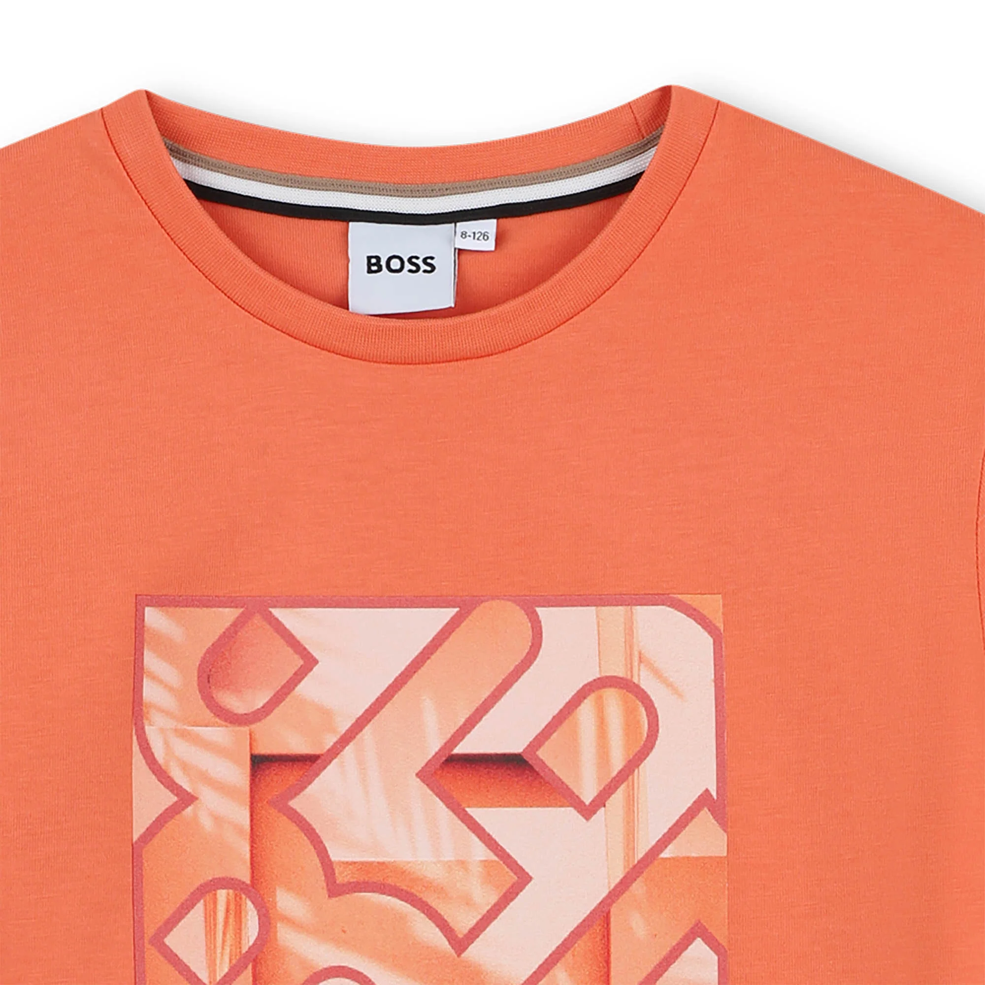 HUGO BOSS · טי שירטס H.B T-SHIRT · כתום — Hawaii