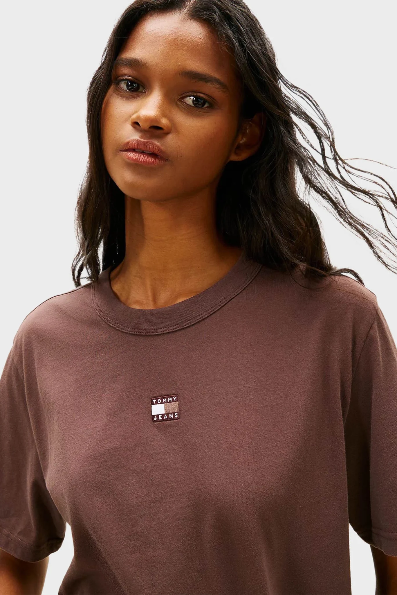 TOMMY · TJW BXY BADGE TEE EXT · חום — Hawaii