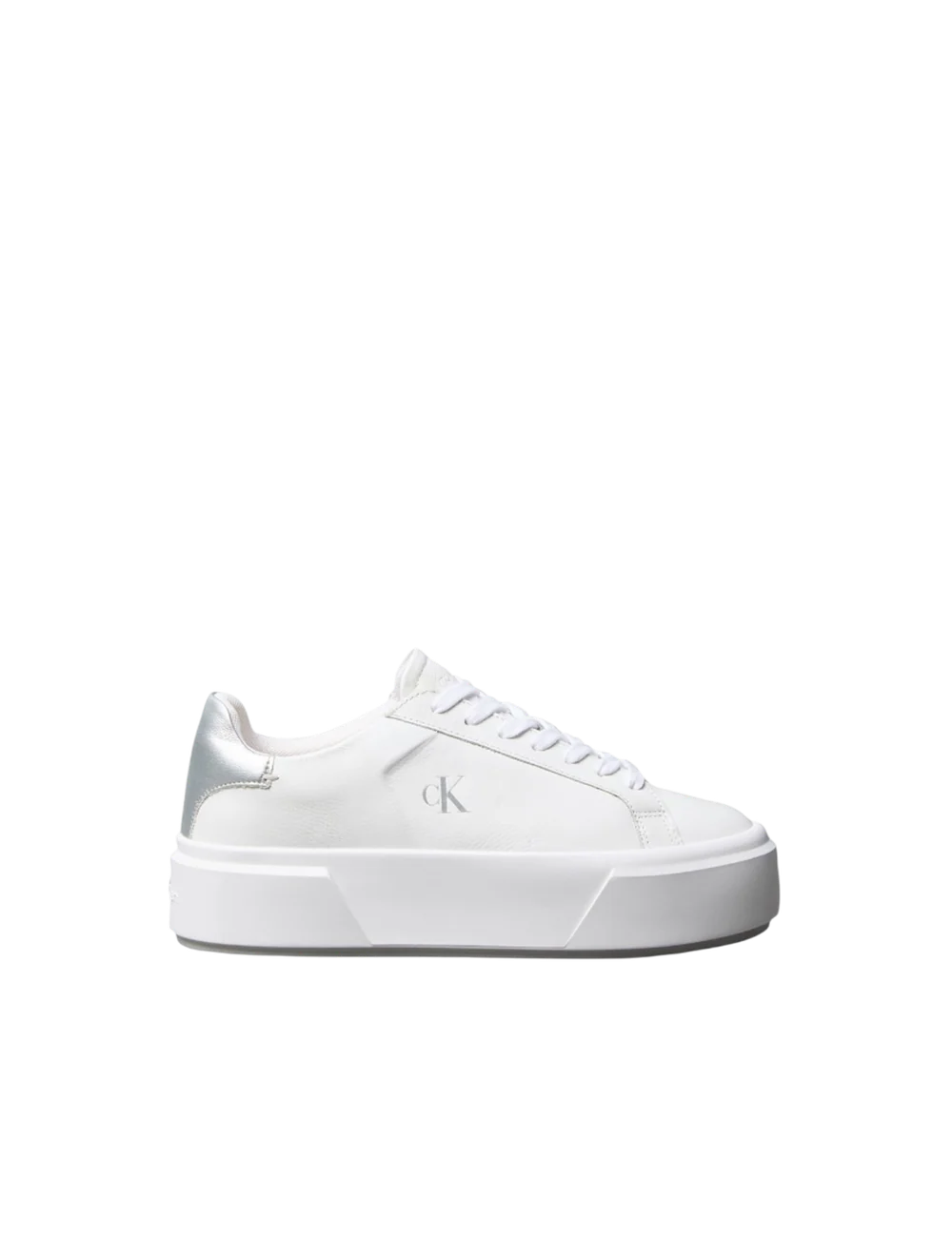 CK · 20-29 LOW CUT VELCRO SNEAKER WHITE/BL · לבן