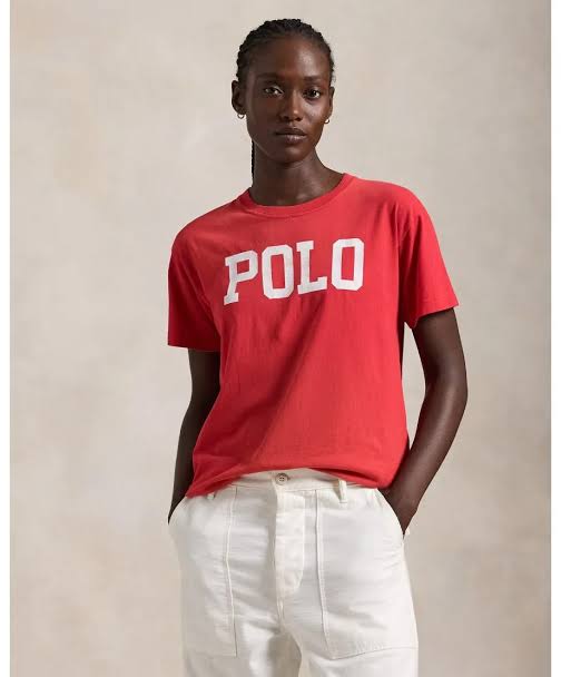 RALPH LAUREN · חולצות כפתורים ארוכה PRD T-SHORT SLEEVE-T-SHIRT · אדום — Hawaii