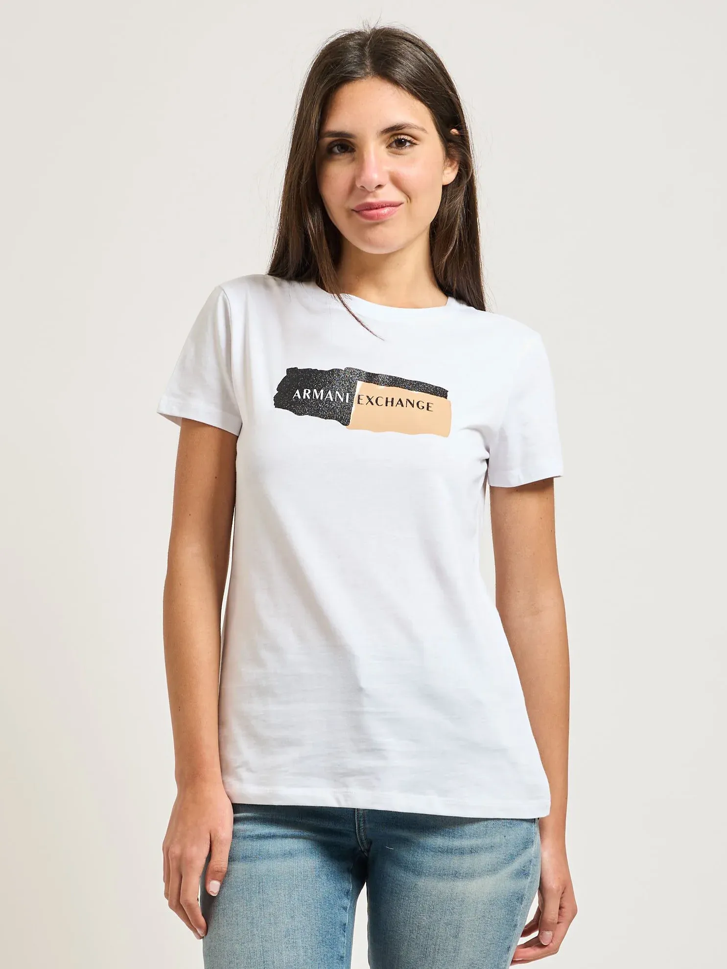 ARMANI EXCHANGE · טישירט שרוול קצר T-SHIRT · לבן