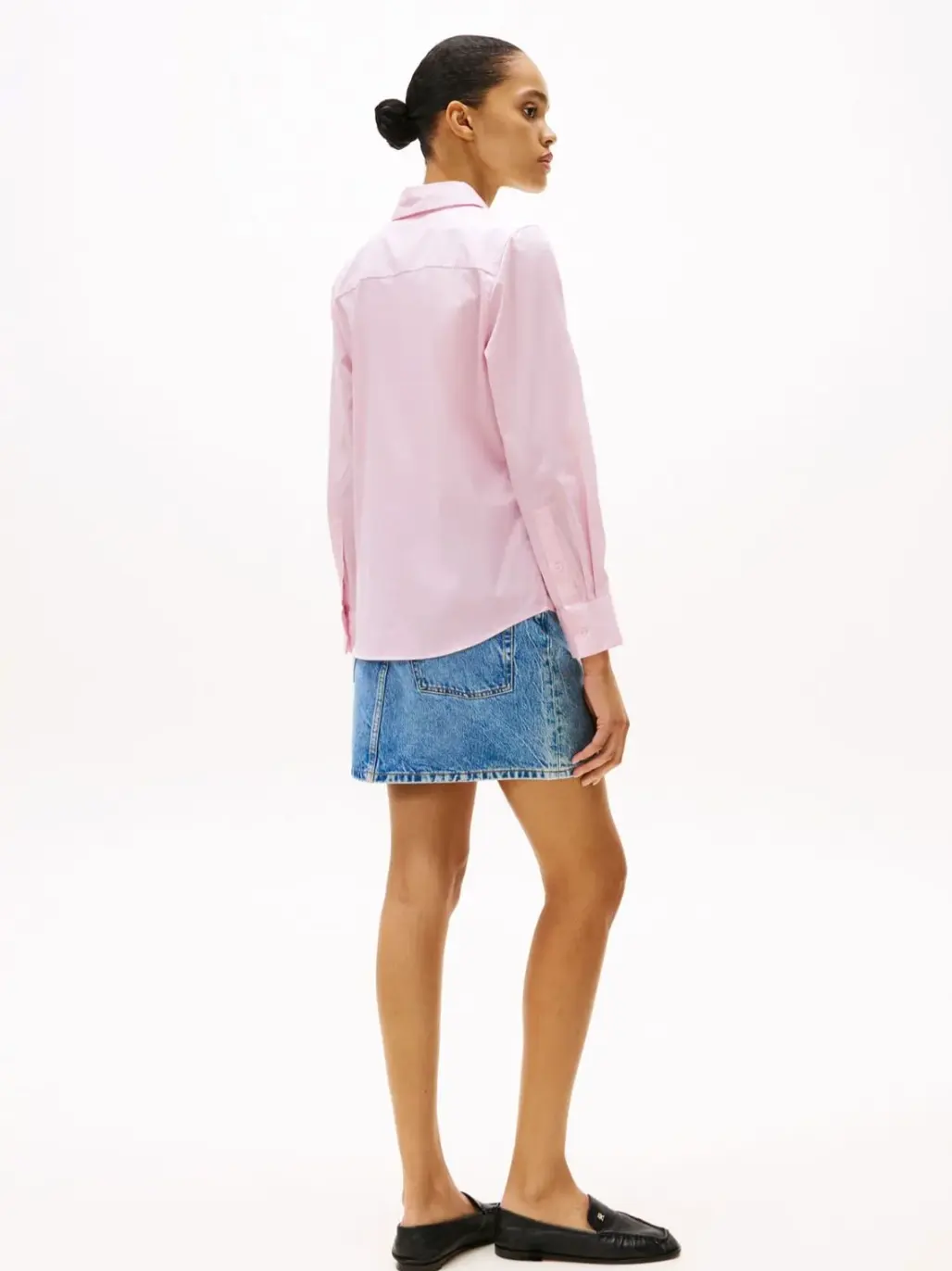 TOMMY · חולצות כפתורים ארוכה ESS POPLIN REGULAR SHIRT · ורוד — Hawaii