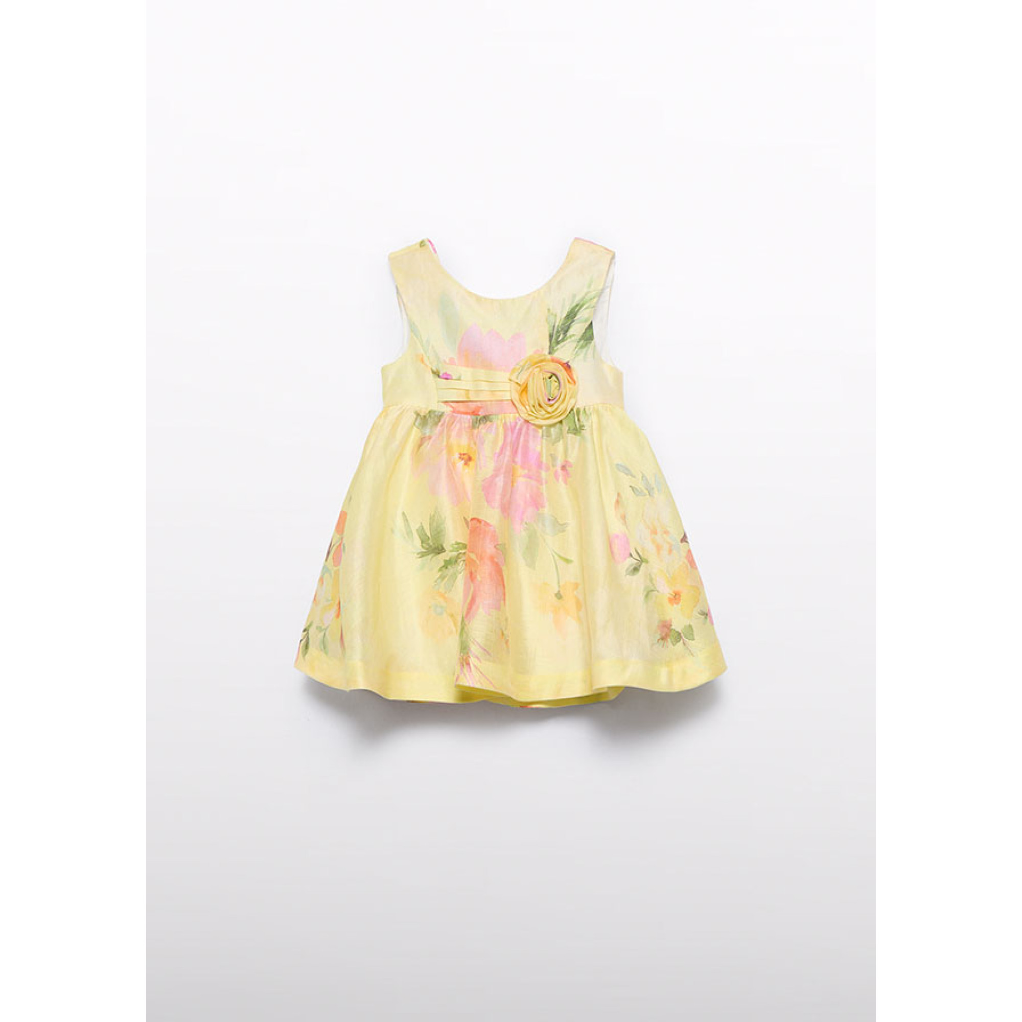 ABEL&LULA · Linen dress · צהוב