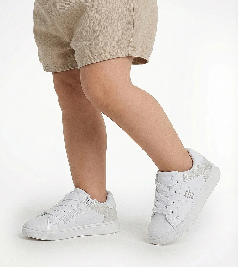 TOMMY · A9-34229 100 20-29 LOW CUT LACE-UP SNEAKER WHITE · לבן