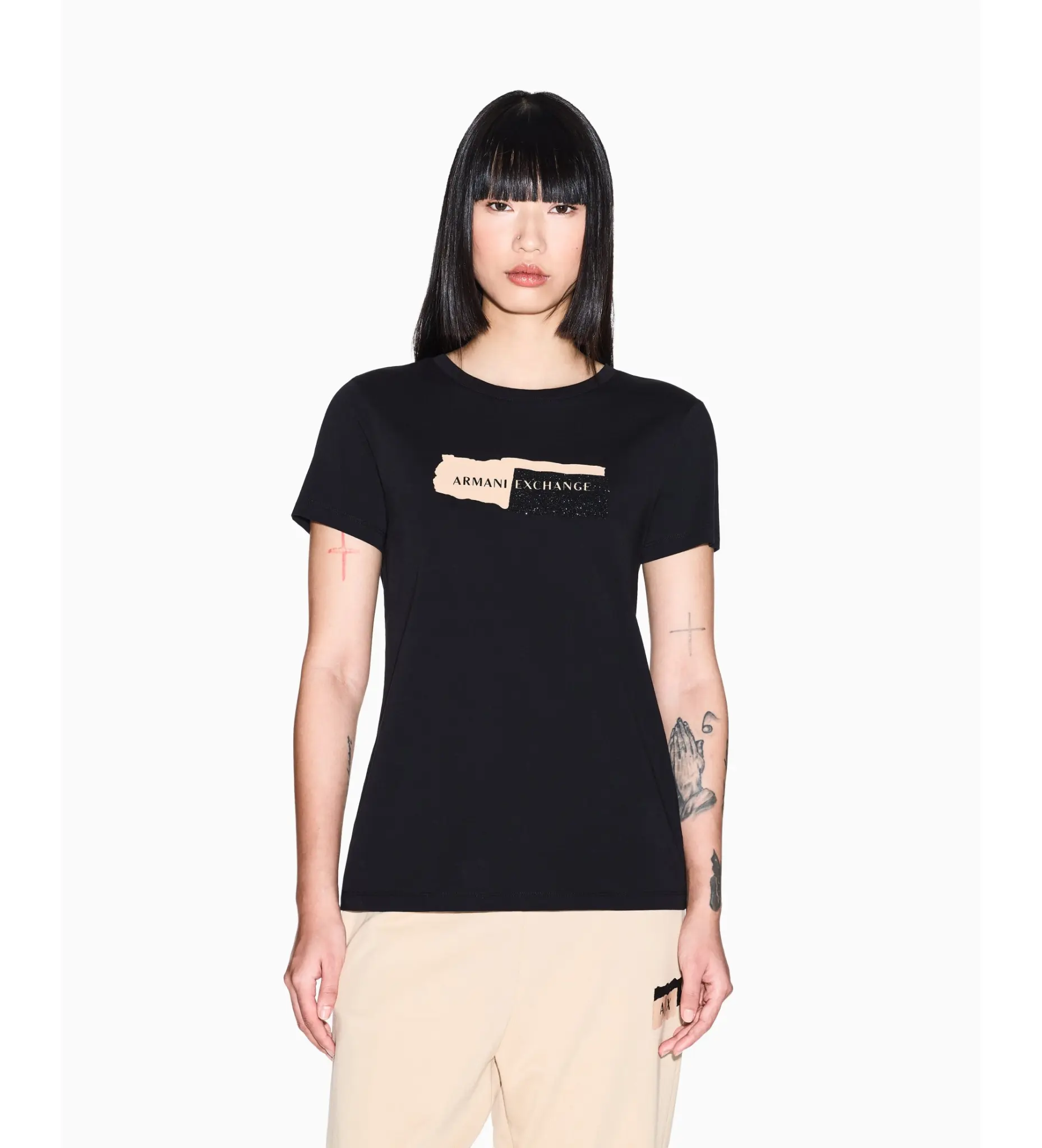 ARMANI EXCHANGE · טישירט שרוול קצר T-SHIRT · שחור