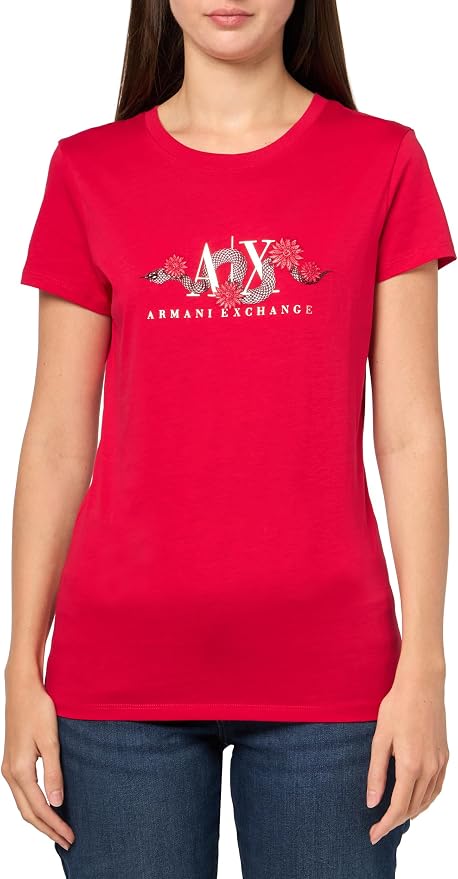 ARMANI EXCHANGE · טישירט שרוול קצר T-SHIRT · אדום