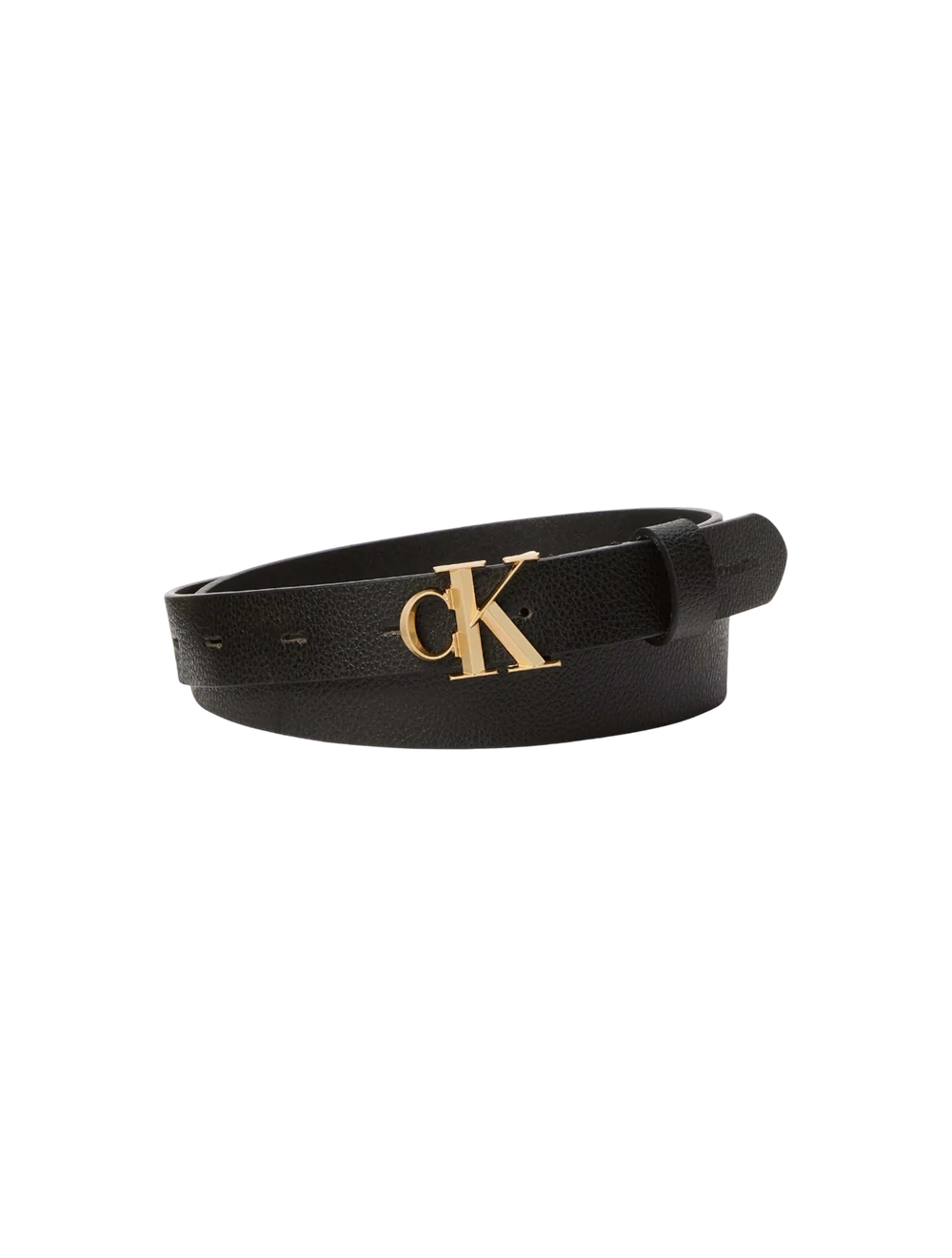 CK · FACET CK BUCKLE PEBBLE STRAP 25M · שחור