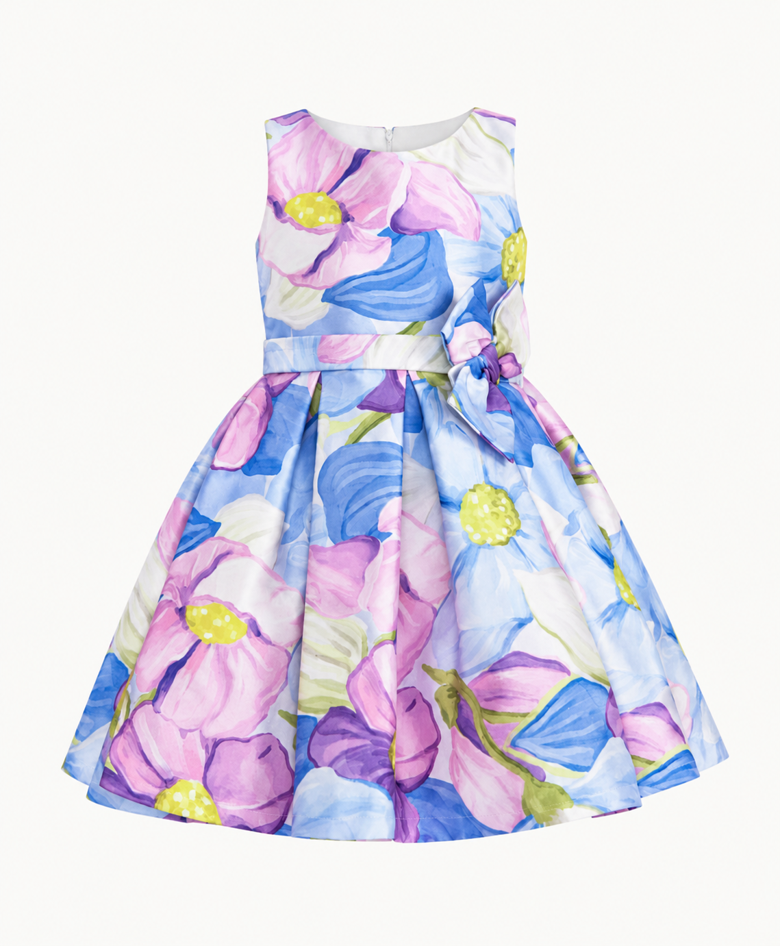 ABEL&LULA · Floral bambula dress · סגול