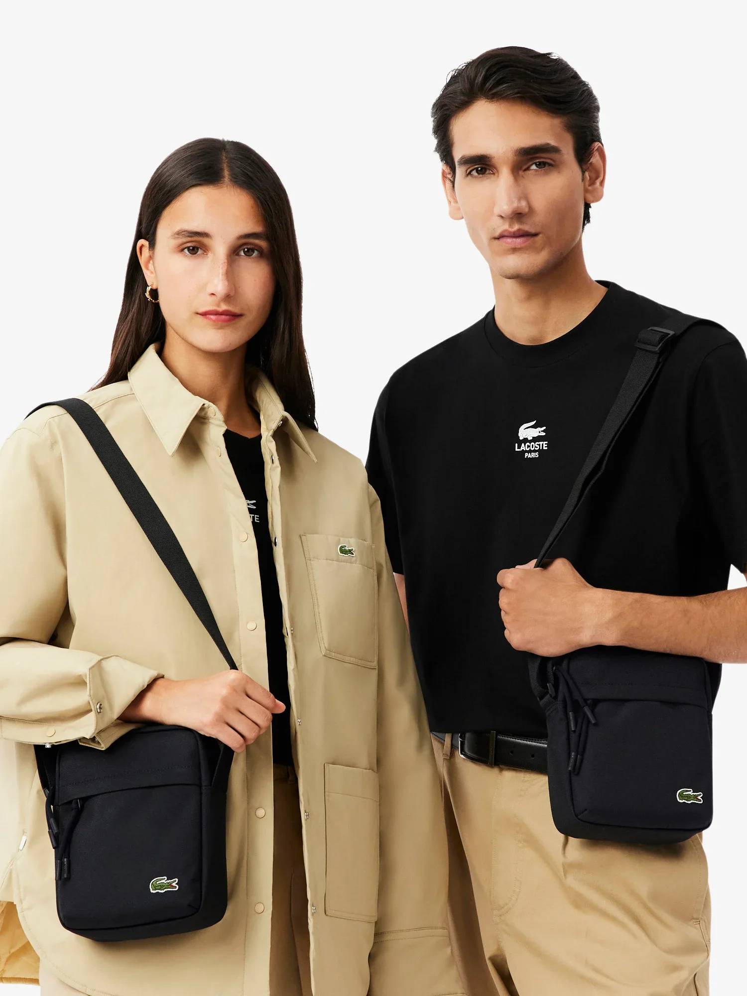 LACOSTE · תיקים CROSSOVER BAG · שחור — Hawaii