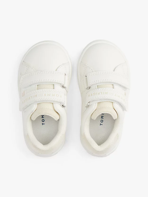 TOMMY · LOW CUT VELCRO SNEAKER OFF WHITE · לבן