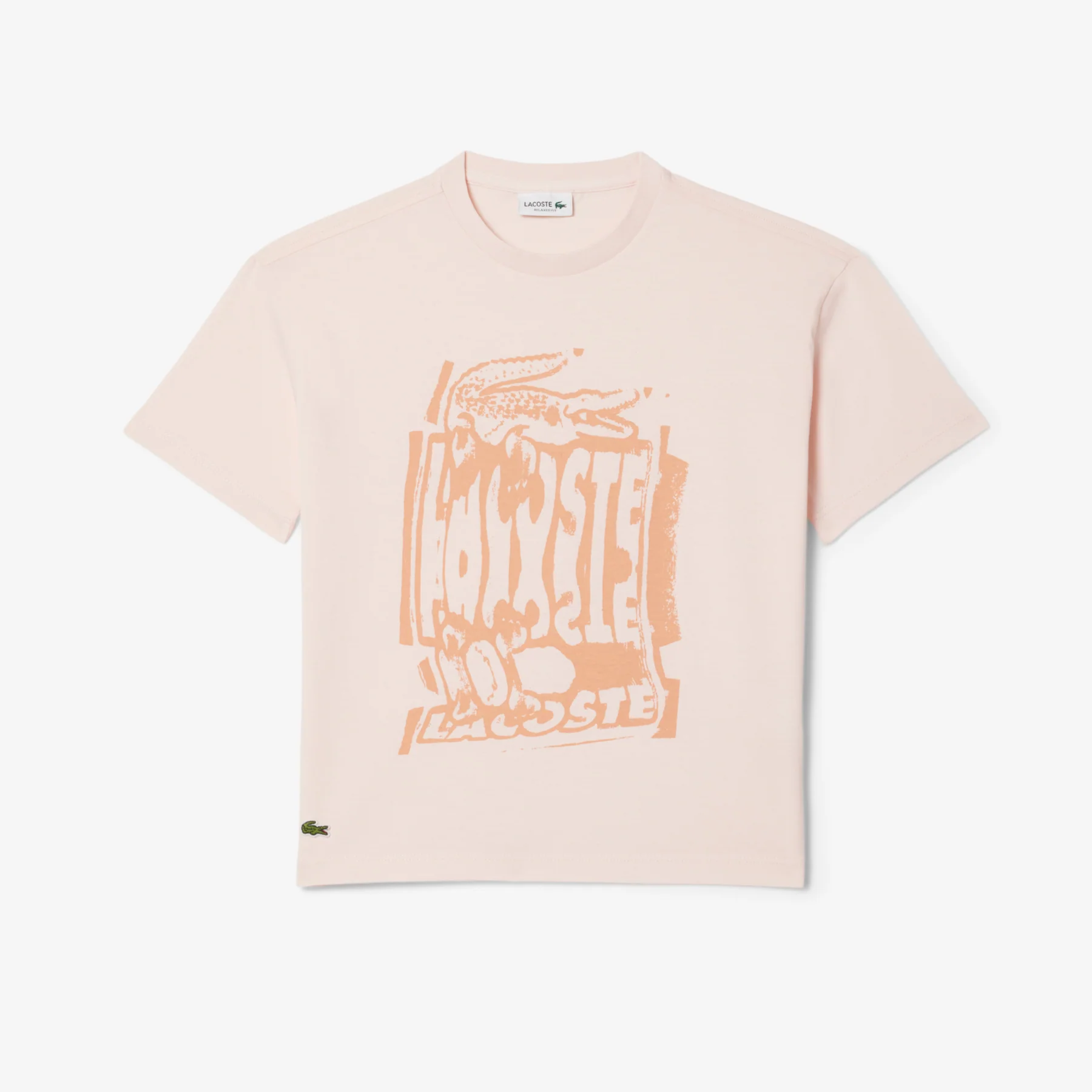 LACOSTE · טישירט שרוול קצר TEE-SHIRTXTURTLE NECK SHT · ביג' — Hawaii