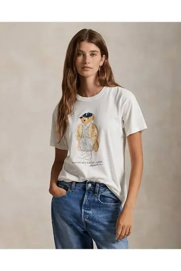 RALPH LAUREN · KNIT-T-SHIRT · לבן — Hawaii