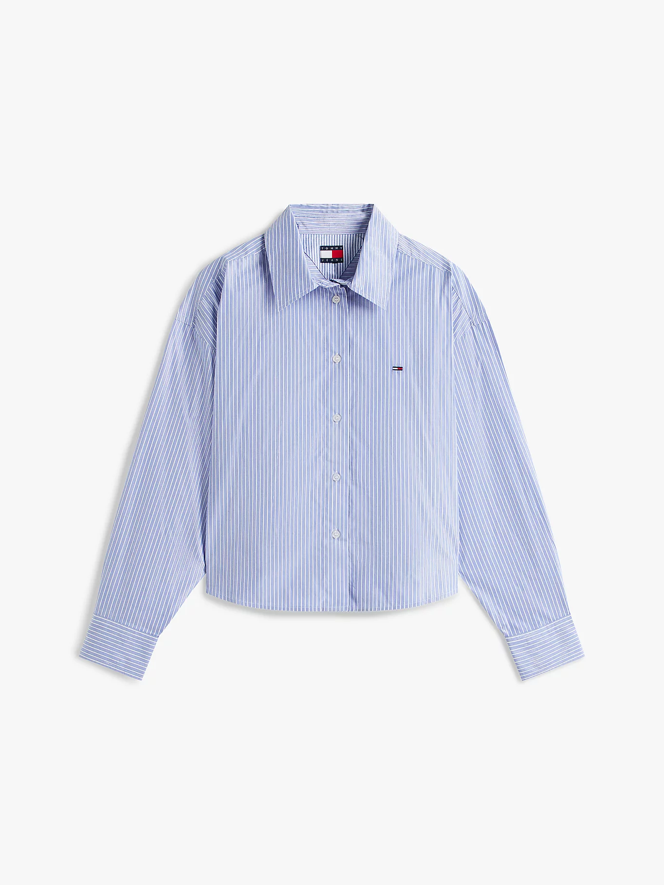 TOMMY · DW0DW22636 C5U TJW CROP OVS PARTY SHIRT · תכלת — Hawaii