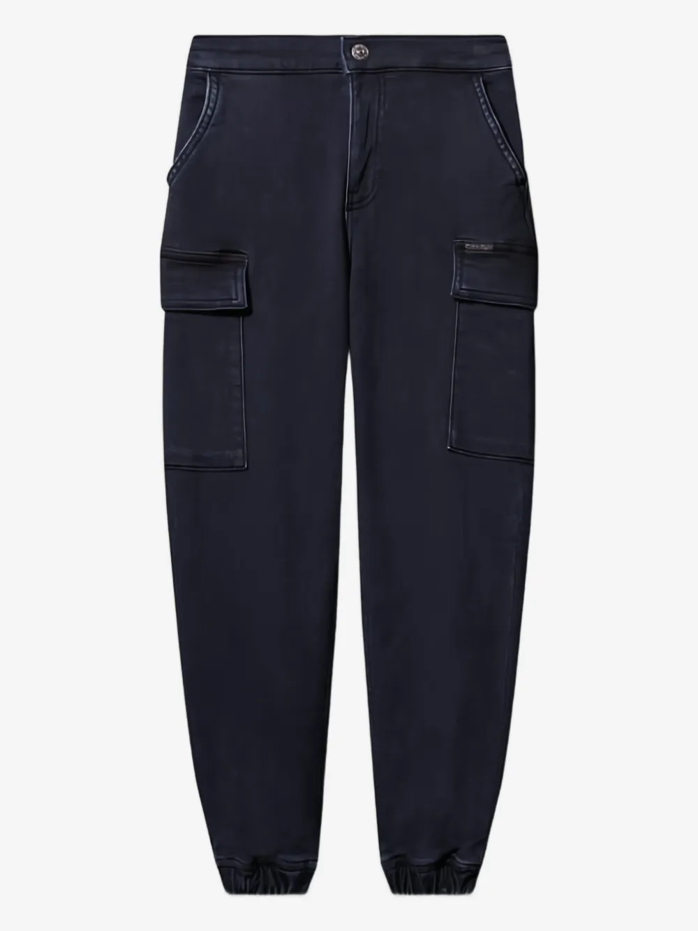 CK · 1 - 5 POCKETS גינס ASHED BLACK CARGO REG  STRGHT · שחור